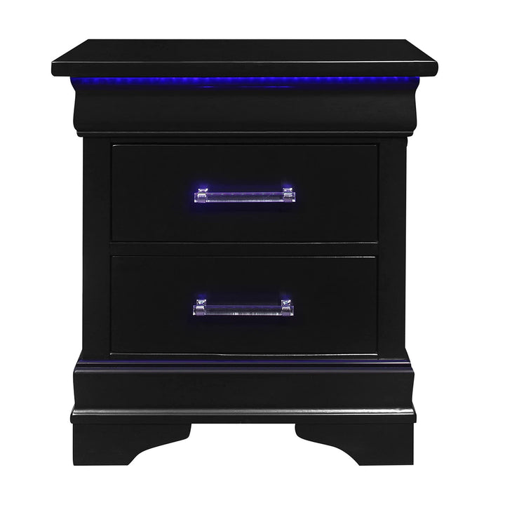 Global Furniture USA Blue Nightstand - Diamond Home USA