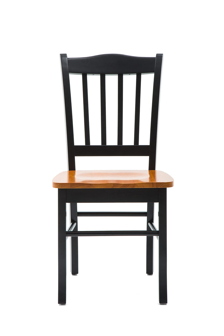 Boraam Shaker Chair Black/Oak Set of 2 - Diamond Home USA