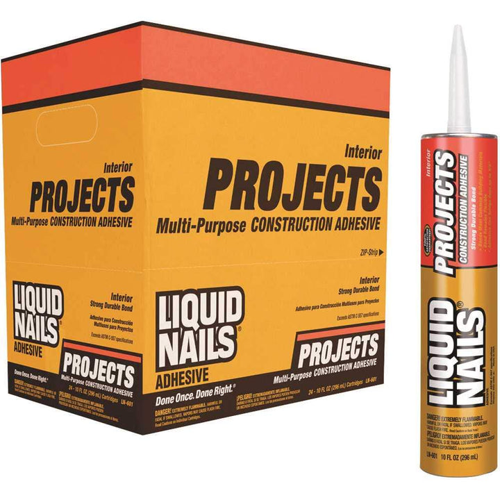 Liquid Nails for Projects and Construction Adhesive