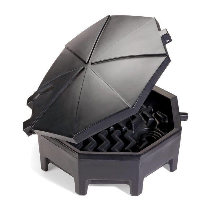 New Pig Drum Funnel Universal Poly Drum Funnel with Hinged Lid for 55 gal.