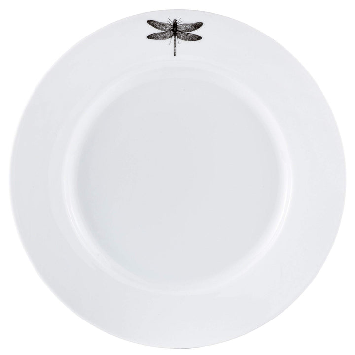 16pc Dragonfly 11" X 0'5" Multi Color Animal Modern Contemporary Round Porcelain - Diamond Home USA