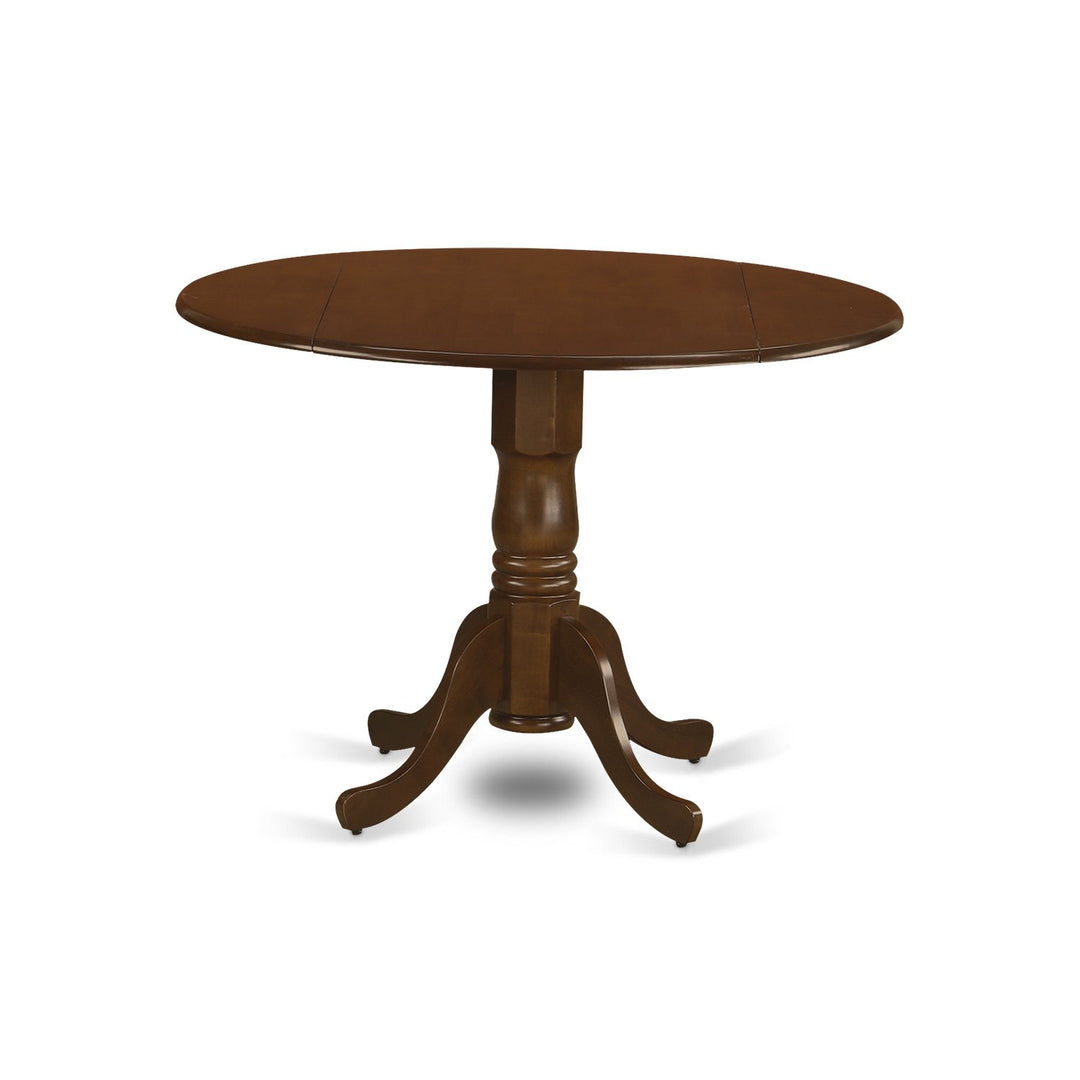 East West Furniture DLT-ESP-T Dublin Modern Kitchen Table - a Round Dining Table DLT-ESP-TP - Diamond Home USA