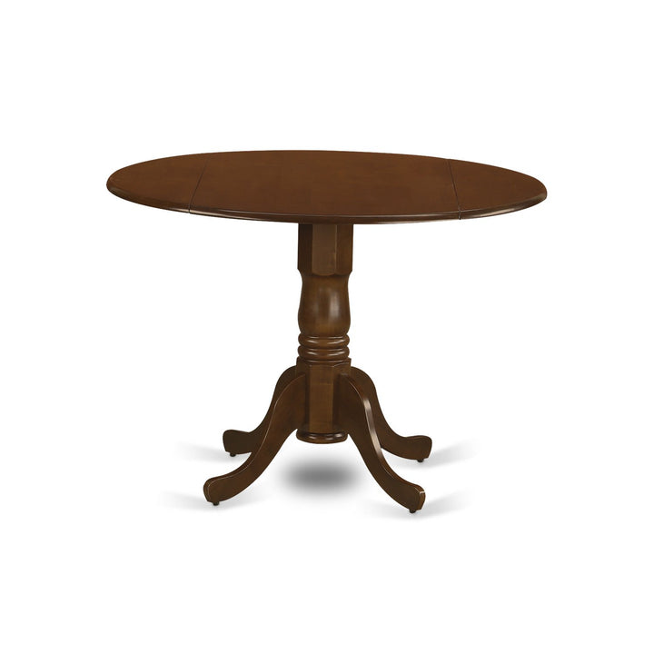East West Furniture DLT-ESP-T Dublin Modern Kitchen Table - a Round Dining Table DLT-ESP-TP - Diamond Home USA