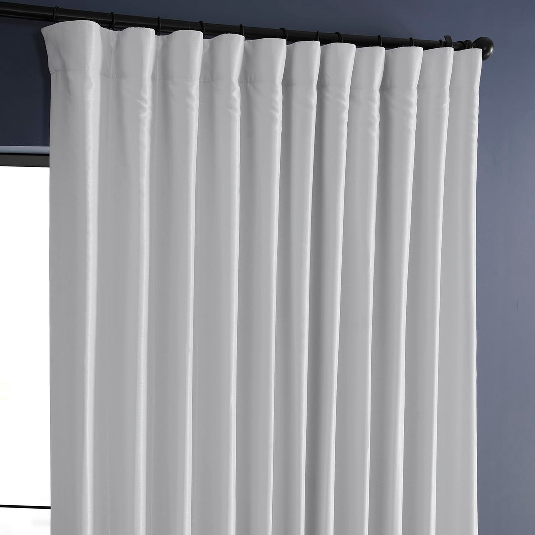 HPD Half Price Drapes Extra Wide Faux Silk Blackout Curtains 108 Inches Long for - Diamond Home USA