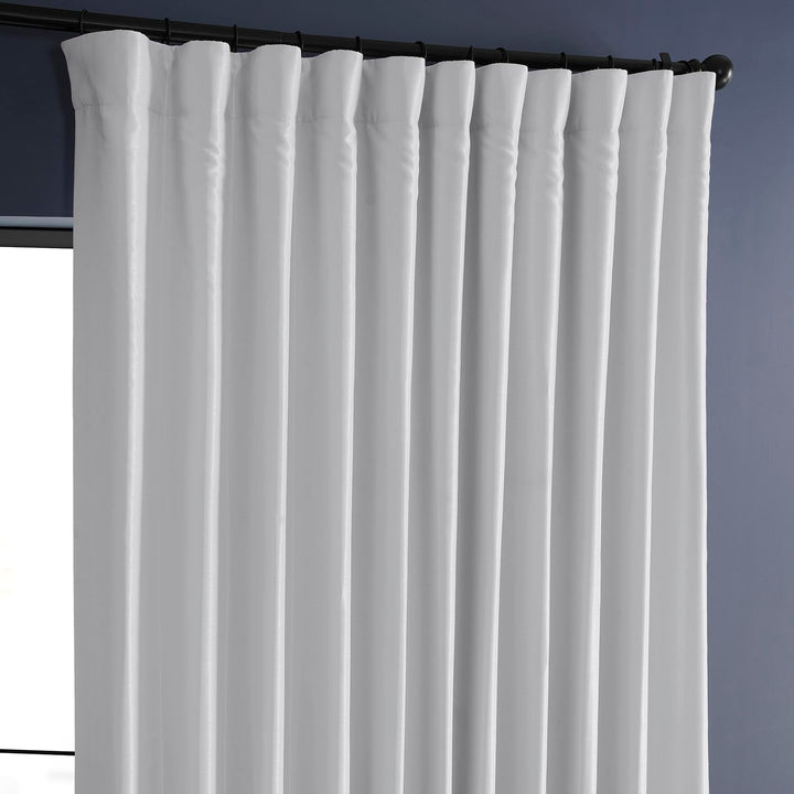 HPD Half Price Drapes Extra Wide Faux Silk Blackout Curtains 108 Inches Long for - Diamond Home USA
