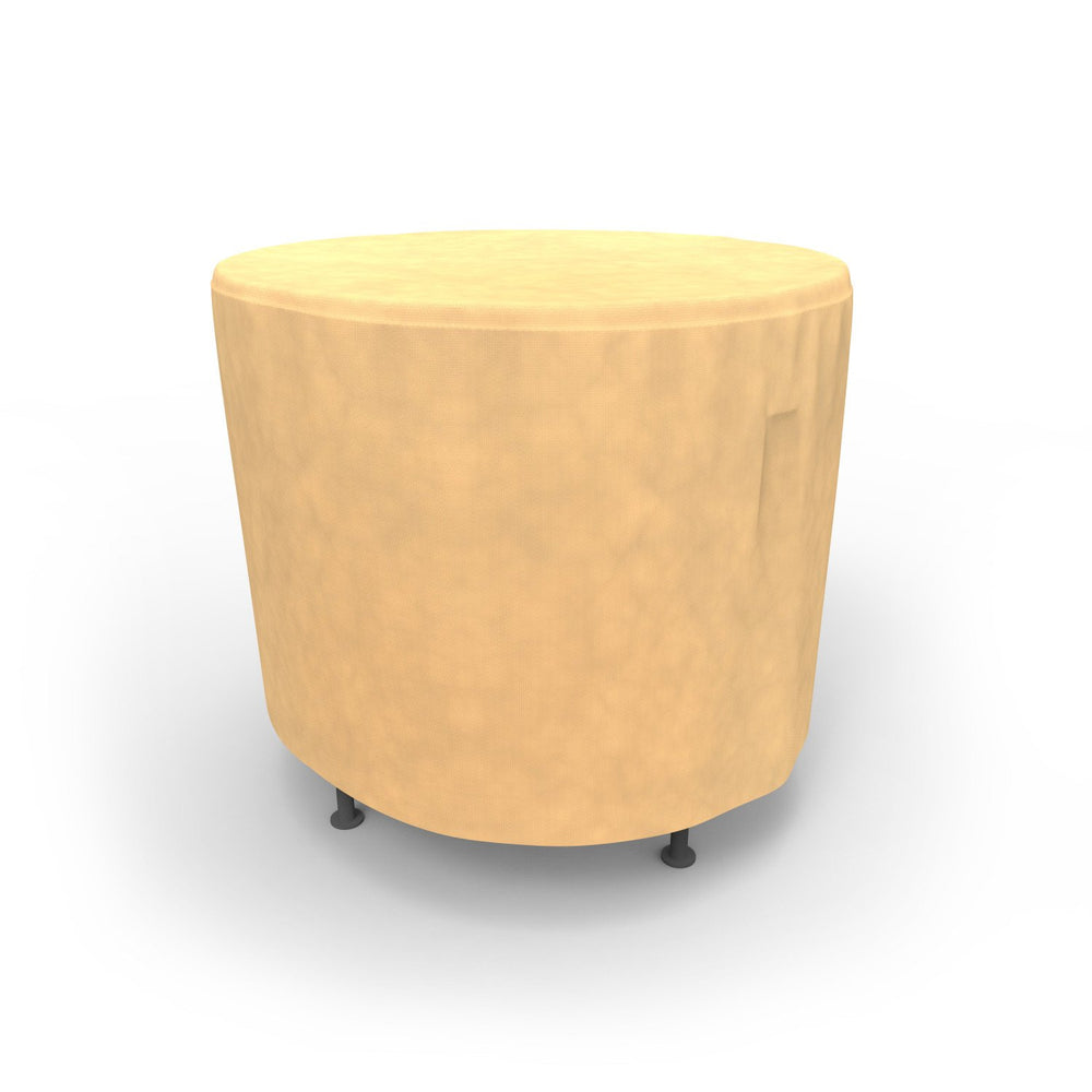 Budge P5A31SF1 All Seasons Round Patio Table Cover Lightweight UV-Resistant Small - 36"Diameter x 28"High