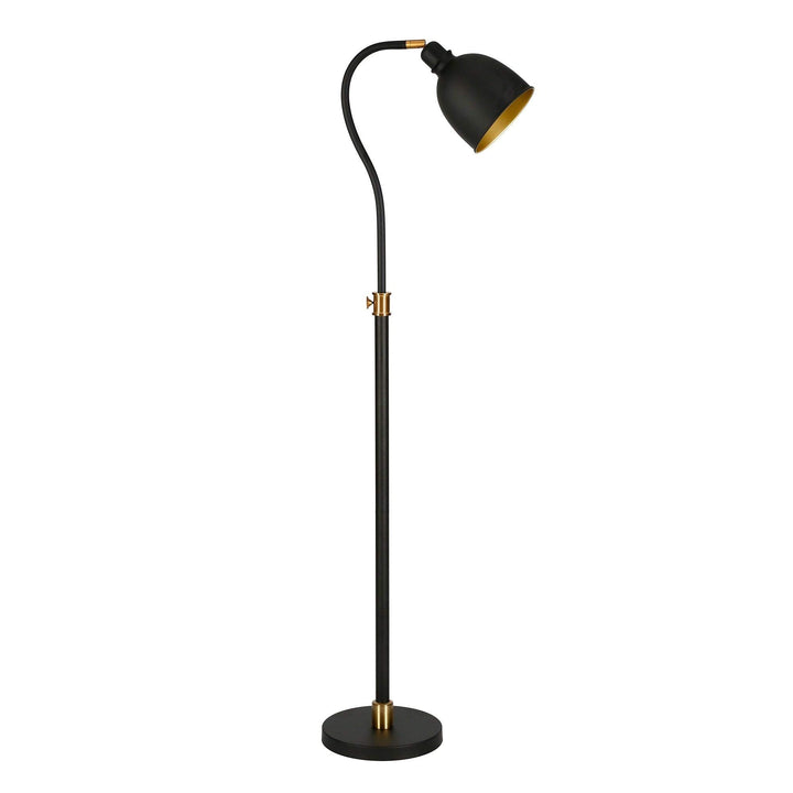 Blackened Bronze Arc Lamp Black Industrial
