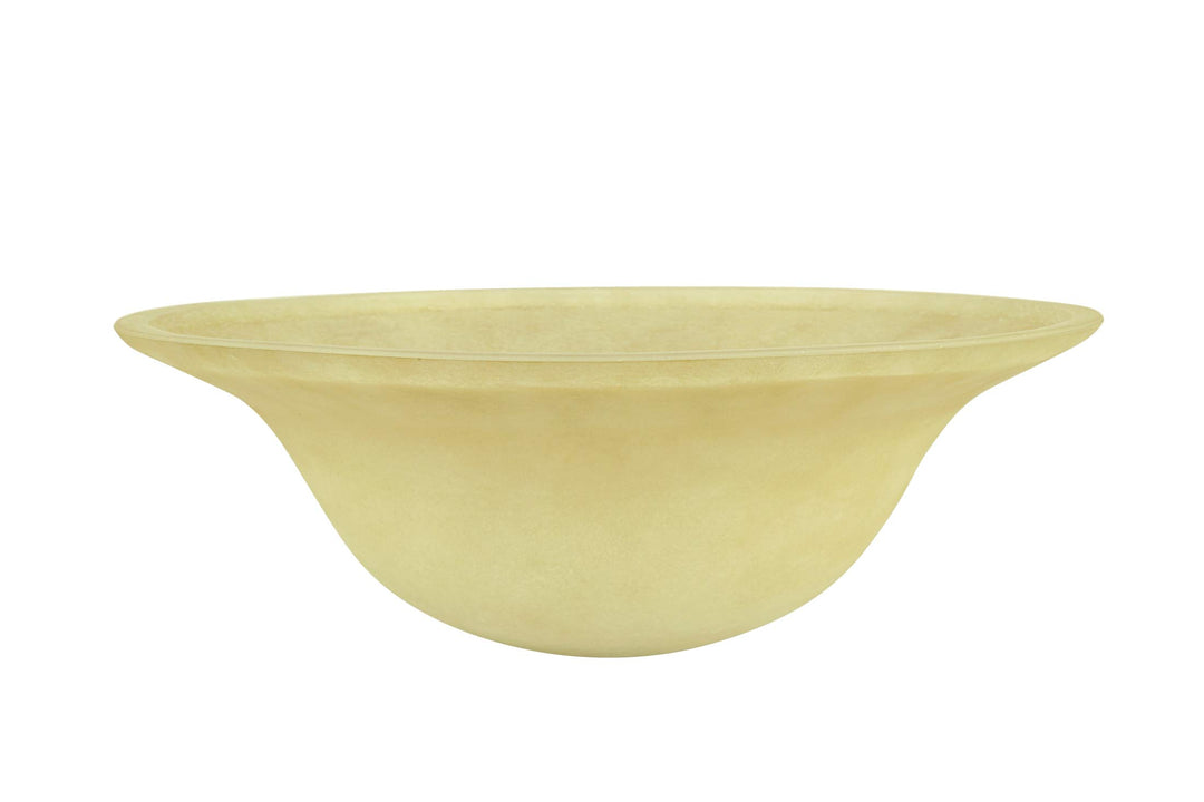 Aspen Creative Amber 23101-11A Transitional Style Replacement Torchiere Glass