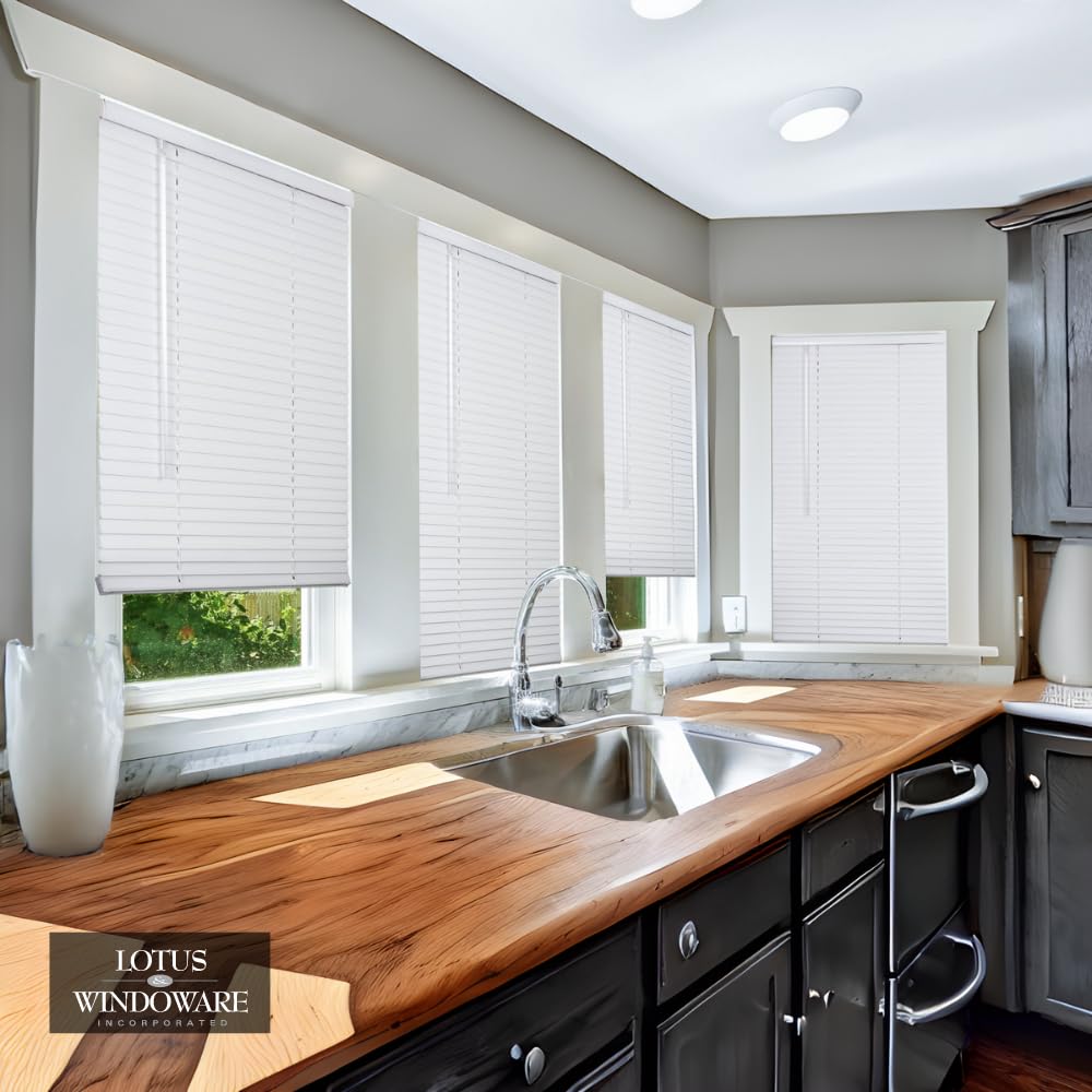 1" Cordless Aluminum Blind - White