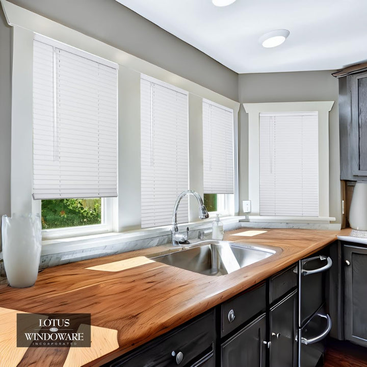 1" Cordless Aluminum Blind - White