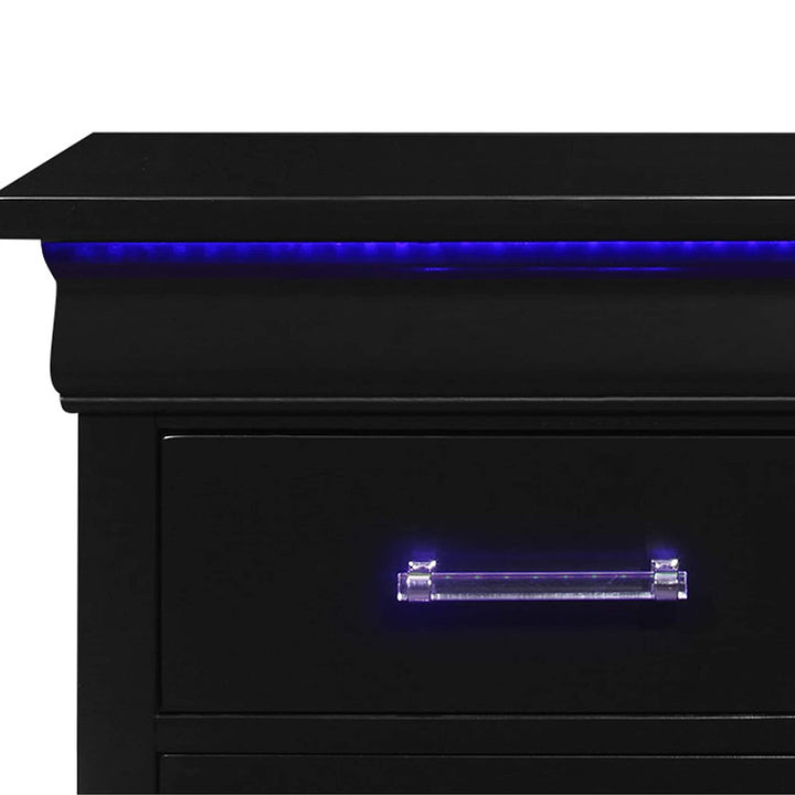 Global Furniture USA Blue Nightstand - Diamond Home USA