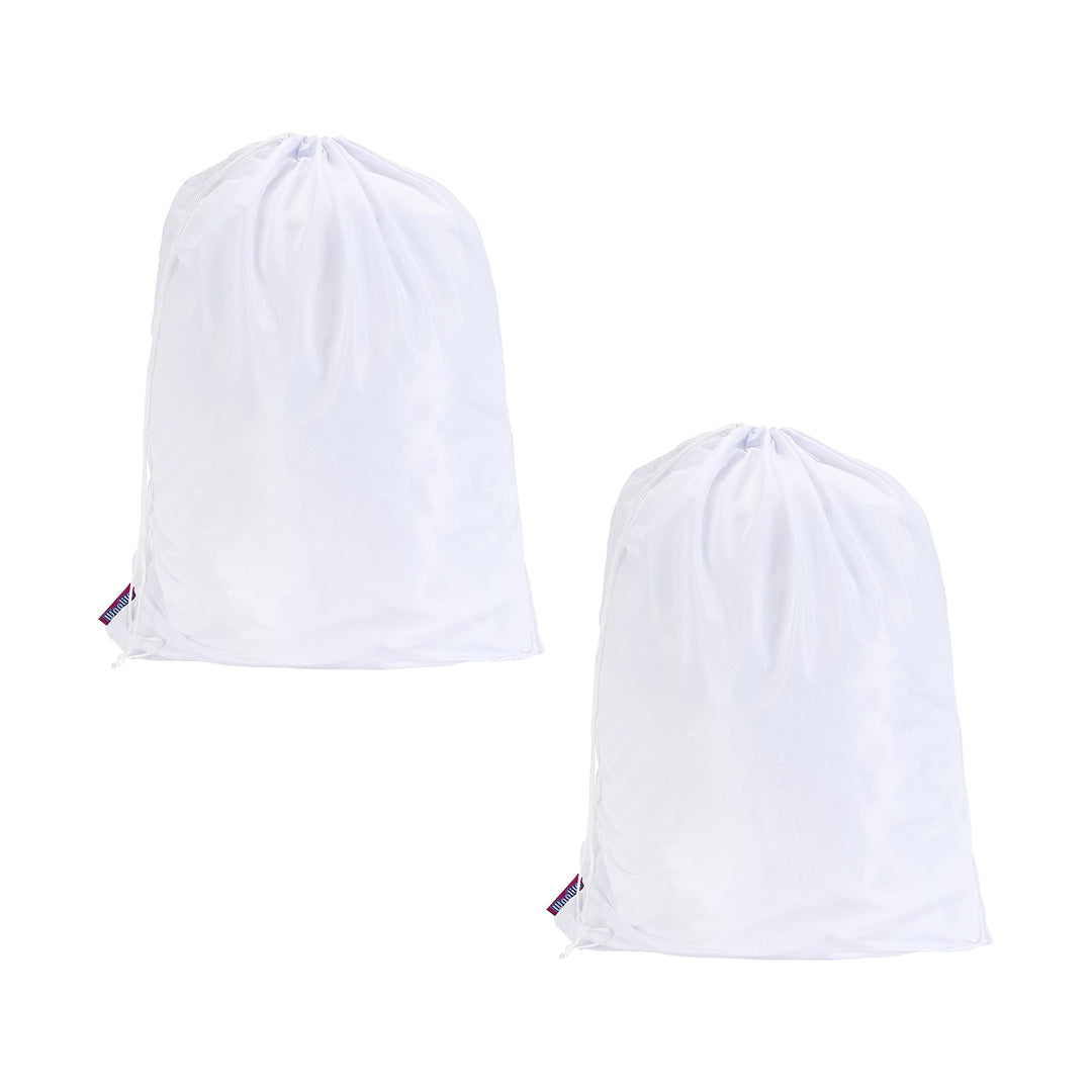 Woolite Santized Mesh Laundry Bag 2 Pack White