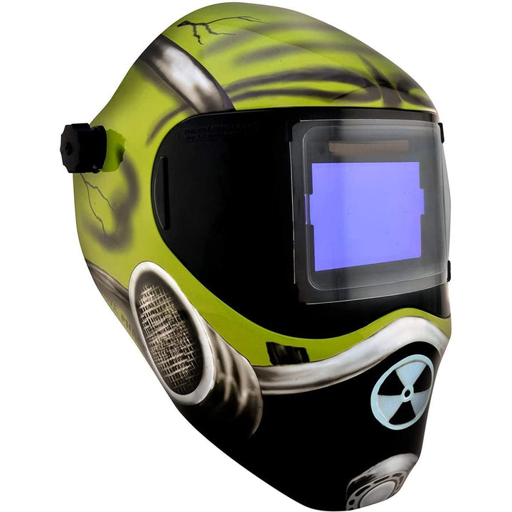 Auto Darkening Welding Helmet Black Green Rust Resistant - Diamond Home USA