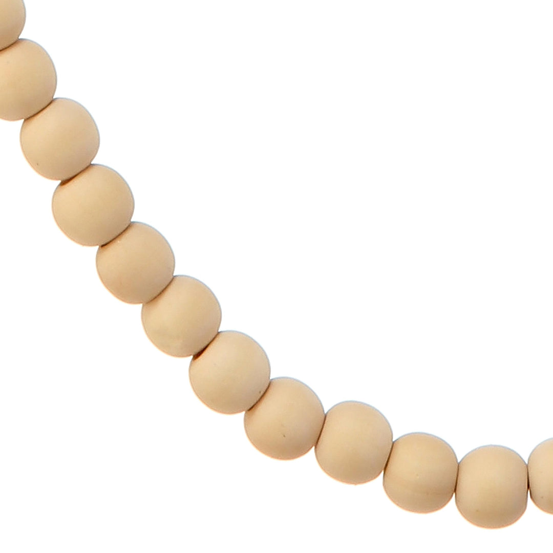 72" Solid Wood Bead Garland Set of 2 Ivory 72-inch Un-lit - Diamond Home USA