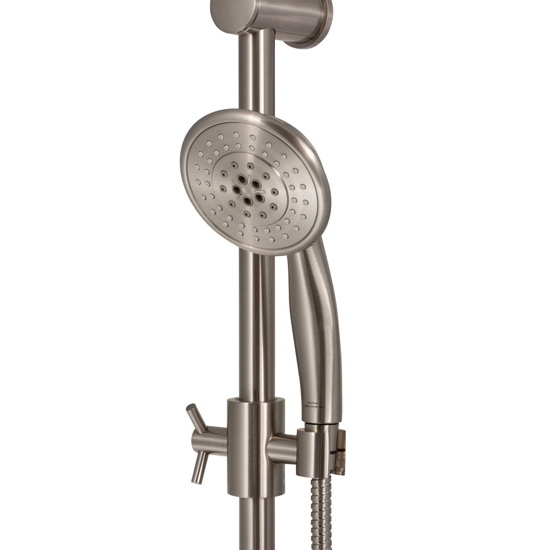 PULE howerpas 1010-BN Adjustable lide Bar for Hand hower with Wire Basket - Diamond Home USA