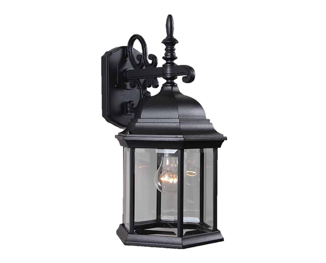 Volume Lighting V8120-5 1-Light Outdoor Wall Sconce Black