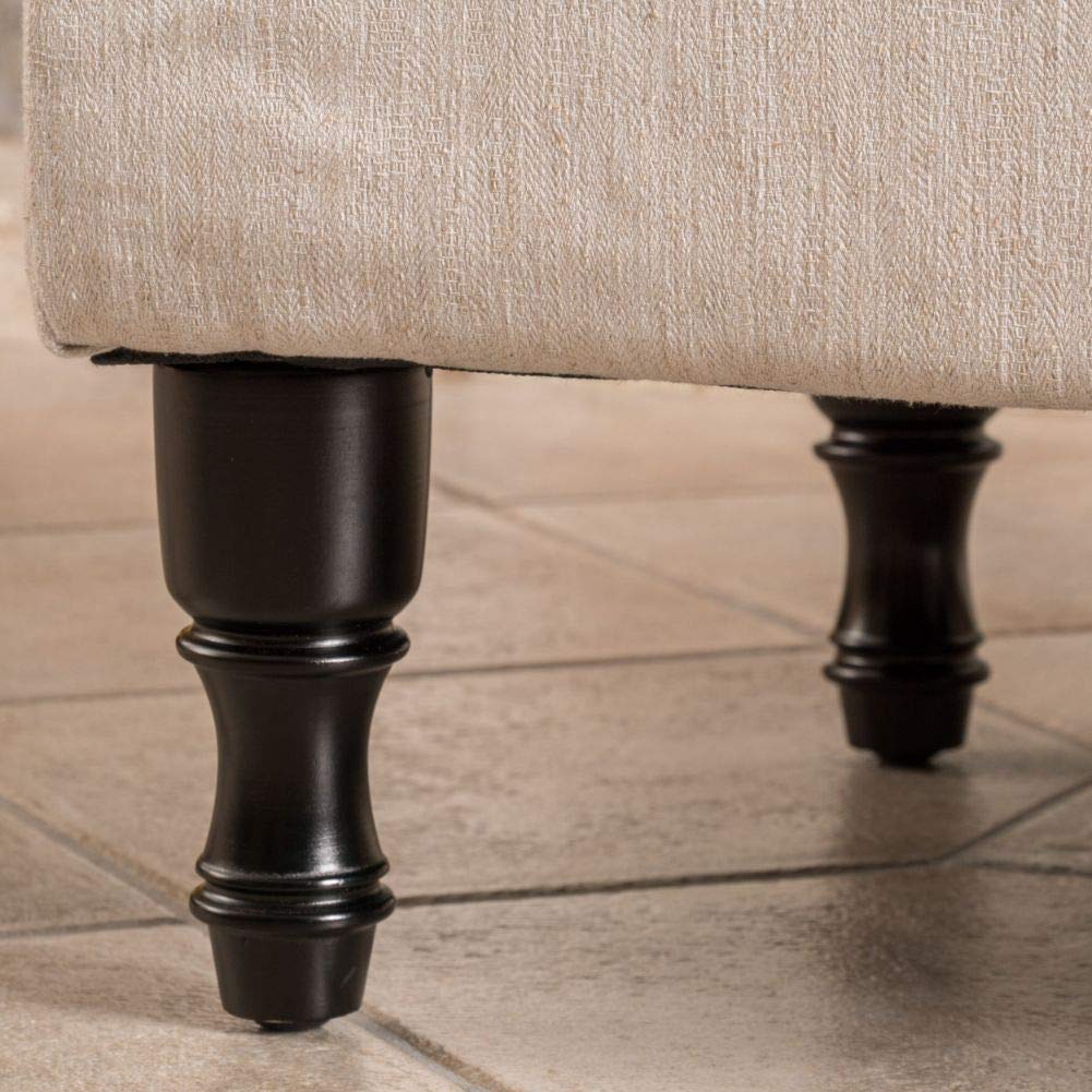 Best Selling Carolina Fabric Storage Ottoman