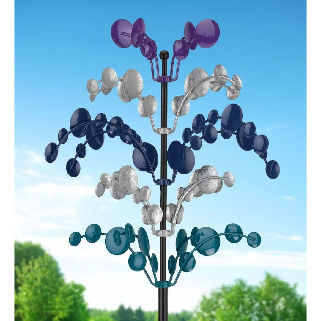 Vertical Wind Spinner Shower Multi Color Metal - Diamond Home USA