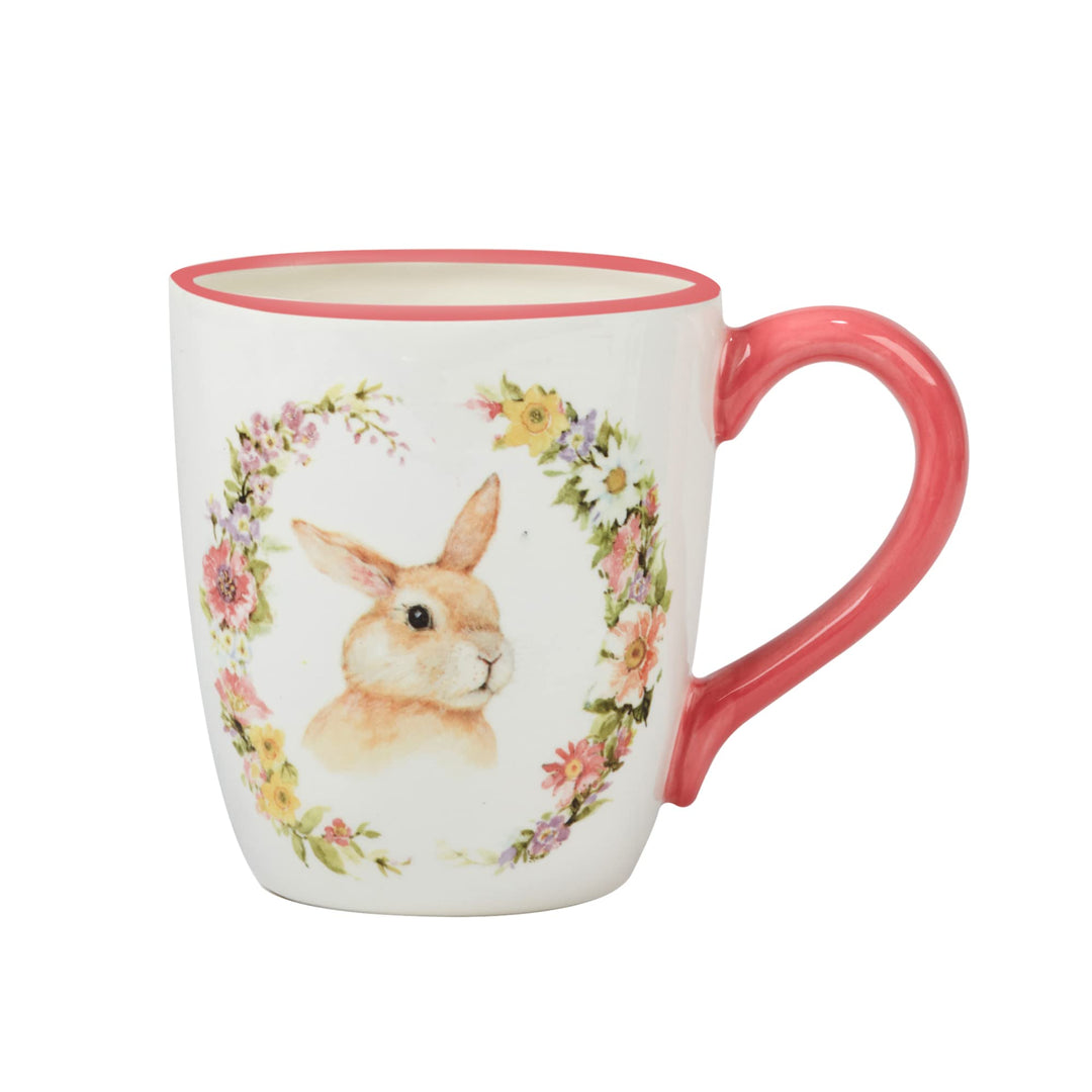 Certified International Easter Garden 20 oz. Mugs Set of 4 Assorted Designs 4 - Diamond Home USA
