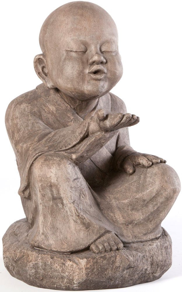 Alfresco Home Wishing Buddha Garden Statue