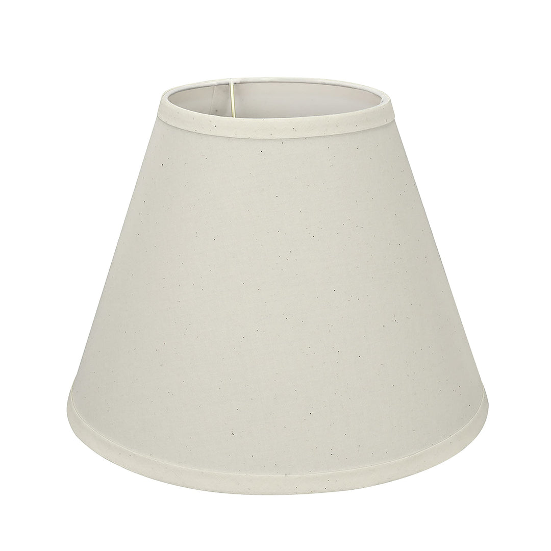 Aspen Creative 58876 Transitional Empire Shape Uno Construction Lamp Shade Cream