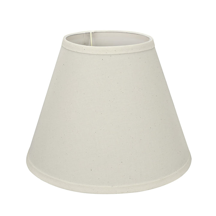 Aspen Creative 58876 Transitional Empire Shape Uno Construction Lamp Shade Cream