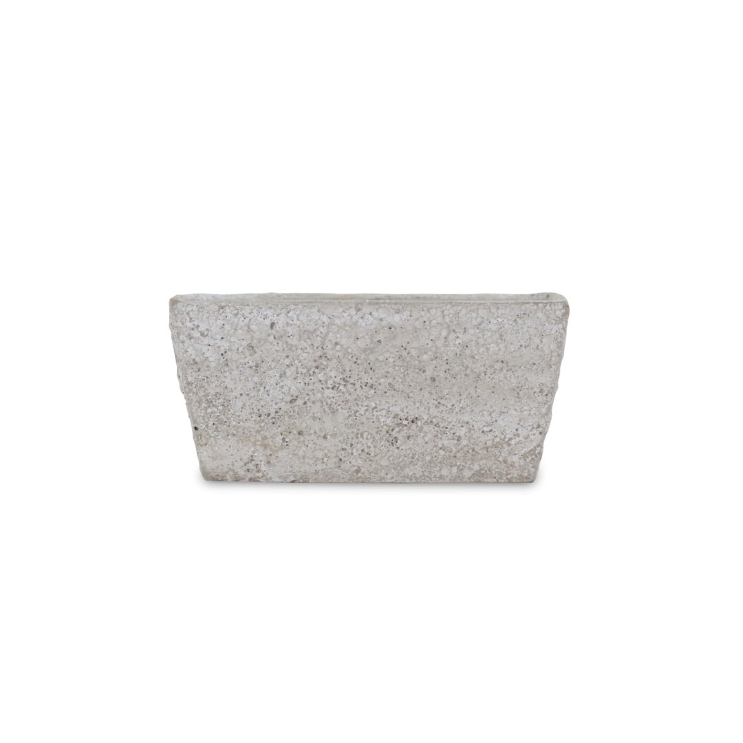Gray Cement Rectangular Planter Grey Modern Contemporary - Diamond Home USA