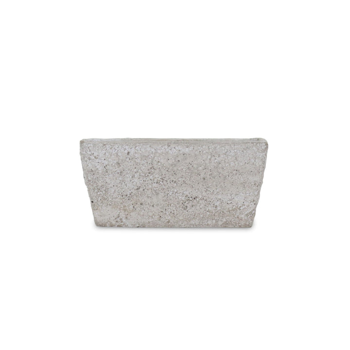 Gray Cement Rectangular Planter Grey Modern Contemporary - Diamond Home USA