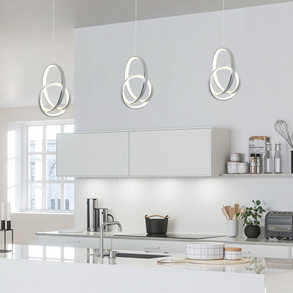 2pcs Pack Chrome Modern Led Light (Set of 2) 7 * 7 * 56h Silver Contemporary - Diamond Home USA