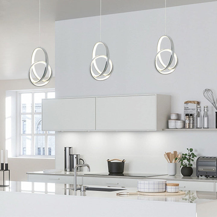 2pcs Pack Chrome Modern Led Light (Set of 2) 7 * 7 * 56h Silver Contemporary - Diamond Home USA