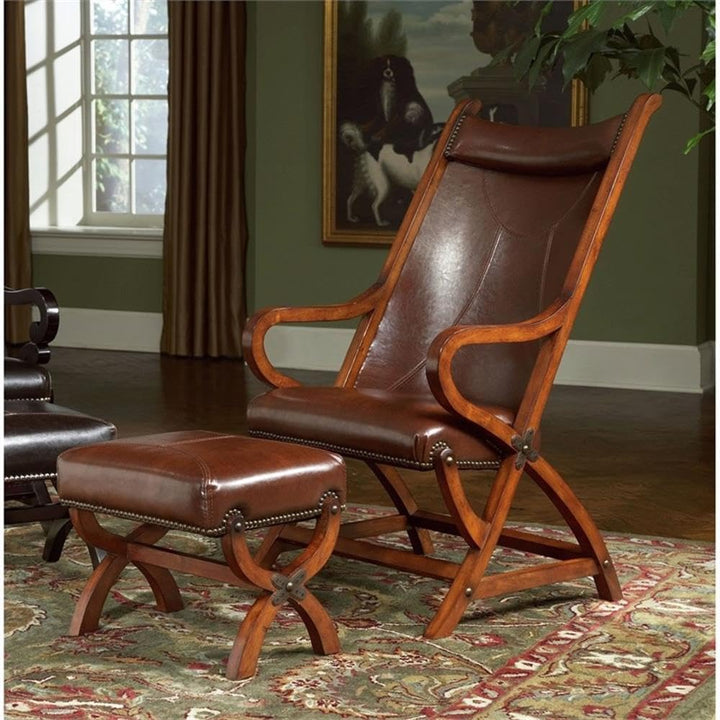 Picket House Furnishings Odessa Chair & Ottoman Set - Diamond Home USA