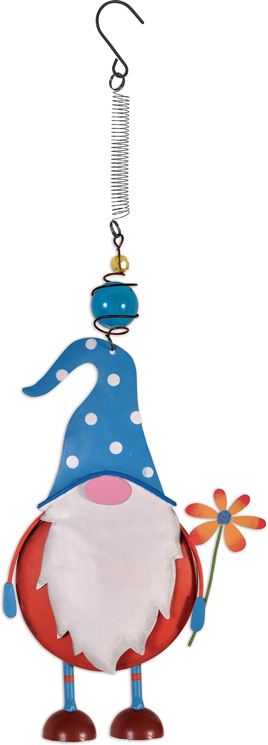 Sunset Vista Designs 93652 Collection-Hanging Garden Bouncy Gnome 17-inch Height
