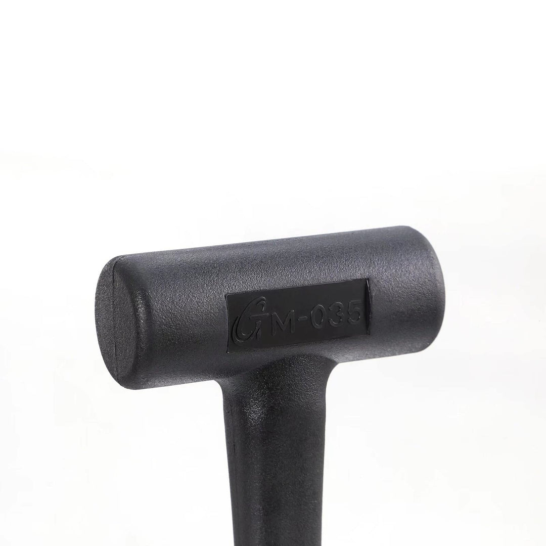 Fort 1lbs Rubber Dead Blow Hammer Professional Mallet Tool Black Rust Resistant - Diamond Home USA