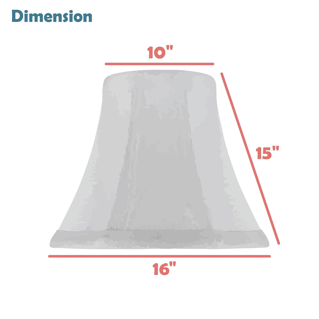 Aspen Creatve 34002A Transtonal Empre Shape Spder Constructon Lamp Shade - Diamond Home USA