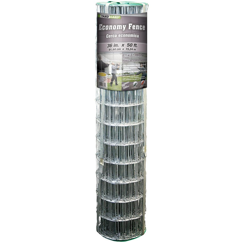YARDGARD 308361B 36 inch 50 Foot 16 Gauge Welded Wire Economy Fence Height x