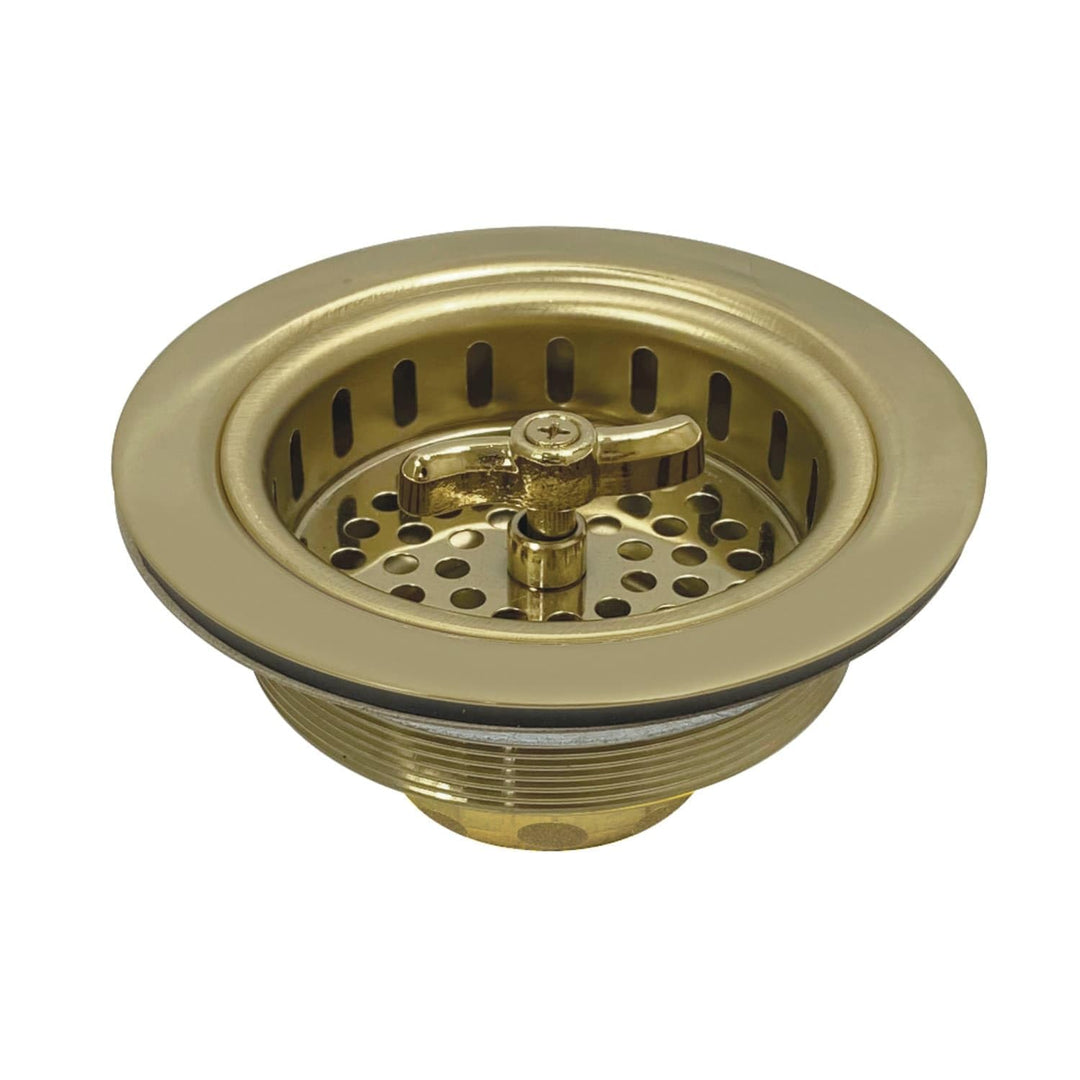 Kingston Brass Tacoma Spin and Seal Sink Basket Strainer Antique