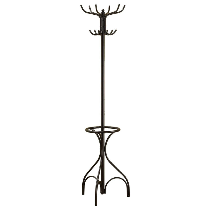 Stylish Free Standing Coat Rack Organizer Umbrella Stand Jacket Tree Hanger - Diamond Home USA