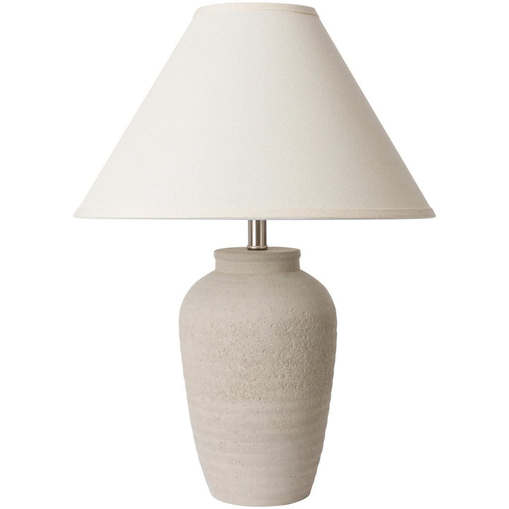 Coastal Neutral Classic able Lamp 26" h X 18" w 18" d Beige Brown raditional