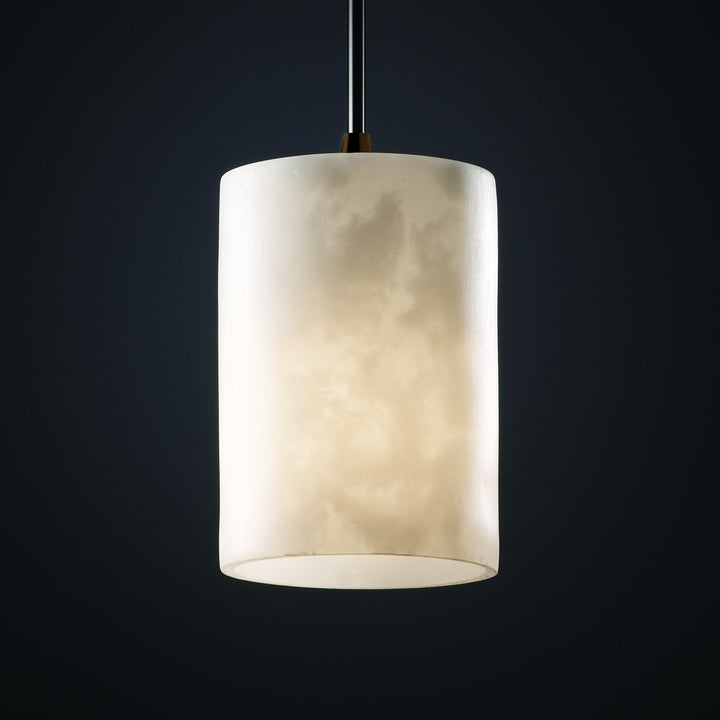 Justice Design Group CLD-8815-10-DBRZ Clouds Collection Mini 1-ht Pendant - Diamond Home USA