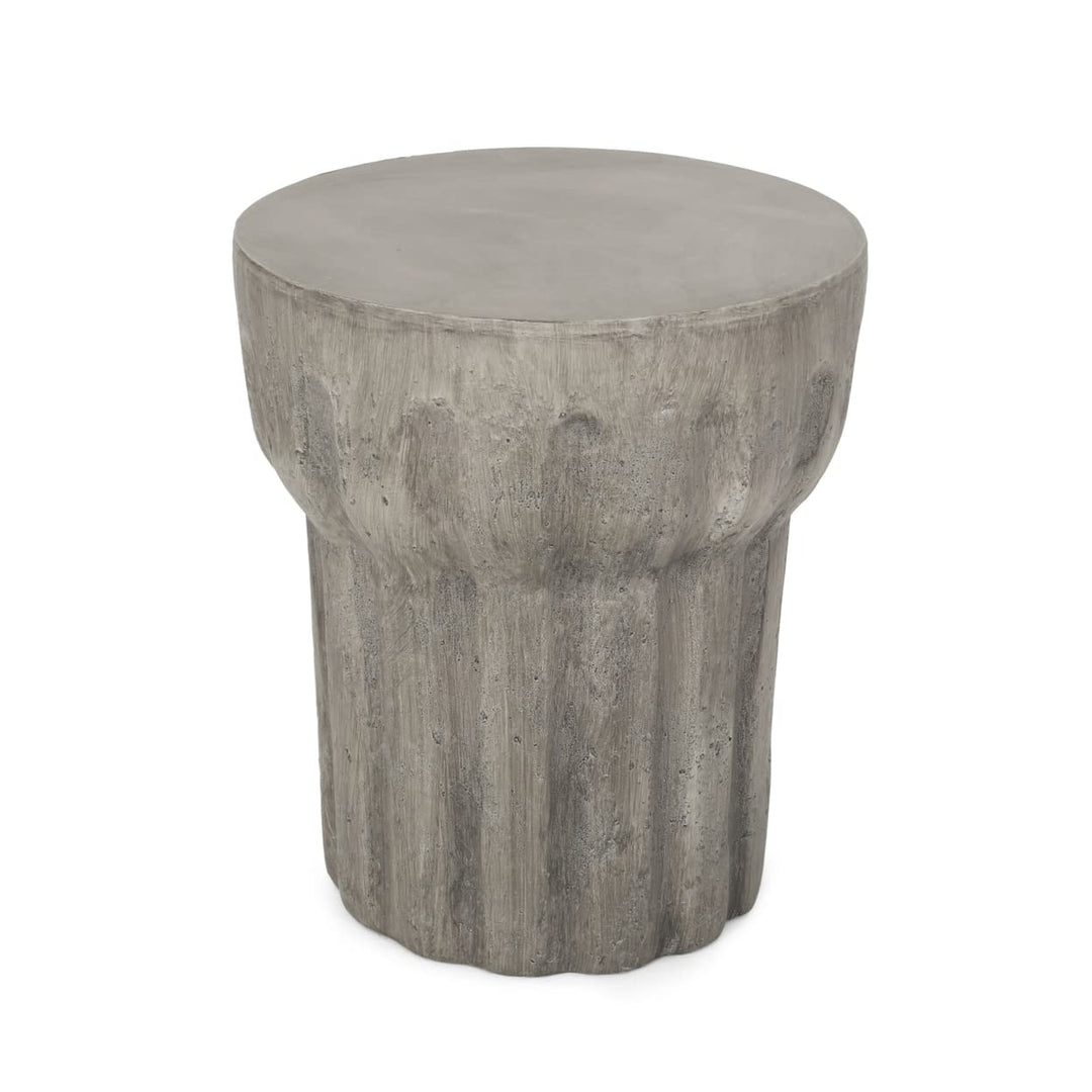 Christopher Knight Home Solomon Outdoor Contemporary Lightweight Accent Side - Diamond Home USA