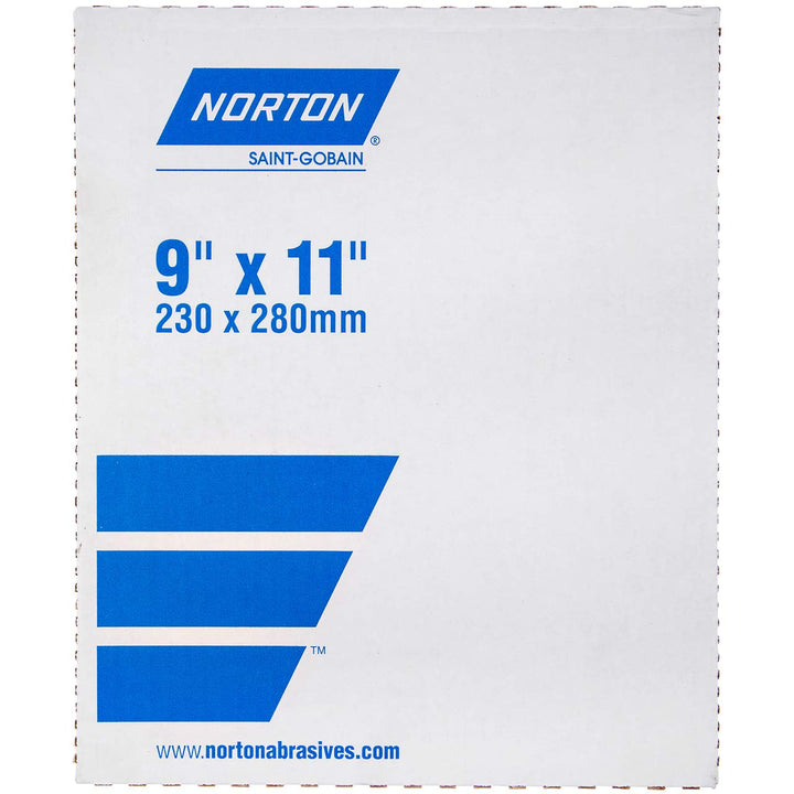 Norton 66261139379 9x11 in. Black Ice Coated Paper Sheets 1500 Grit 50 pack - Diamond Home USA