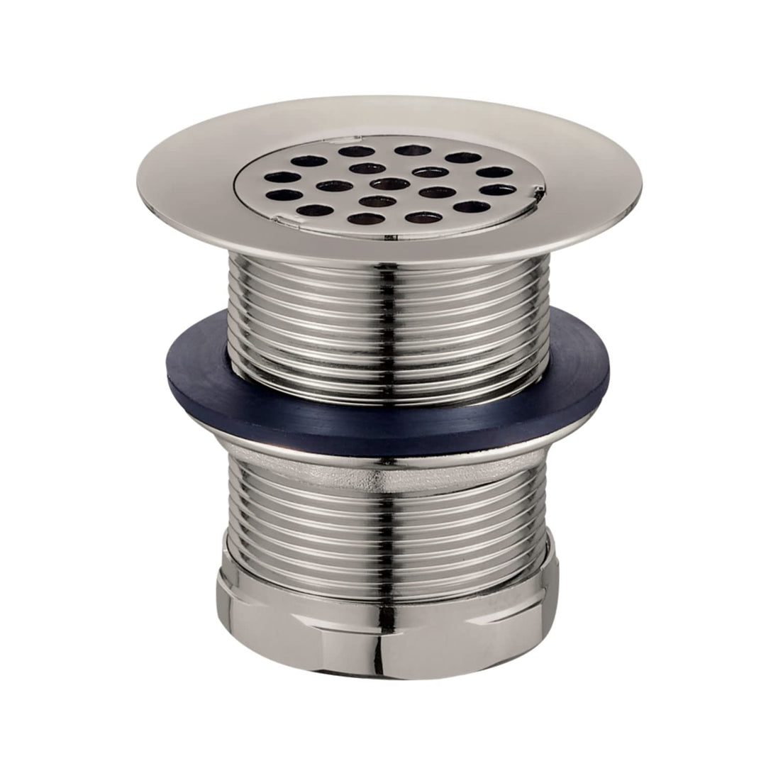 Kingston Brass KBU1008 Seattle 2-Inch Brass Grid Bar/Utility Sink Drain Brushed Nickel