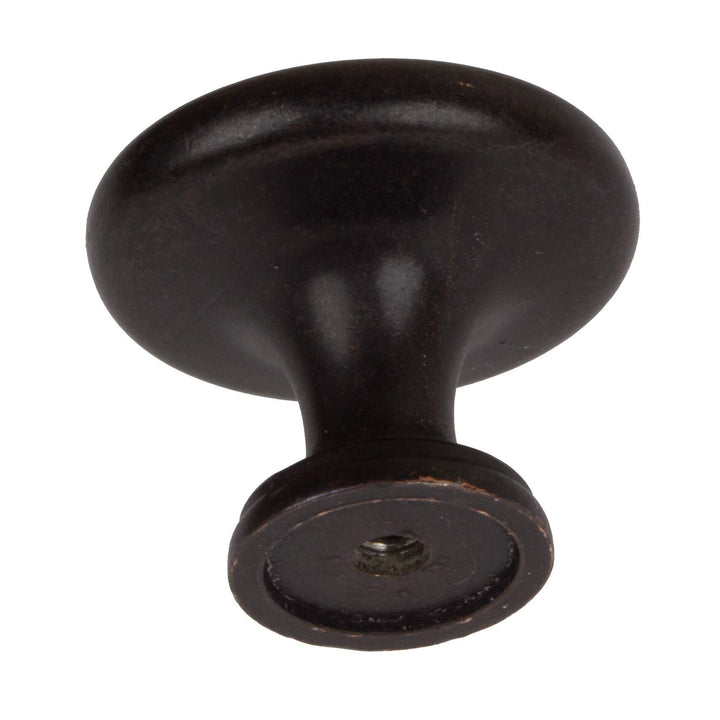1.25-inch Oil-Rubbed Bronze 3-Ring Round Cabinet Knobs (Pack of 10) Brown - Diamond Home USA