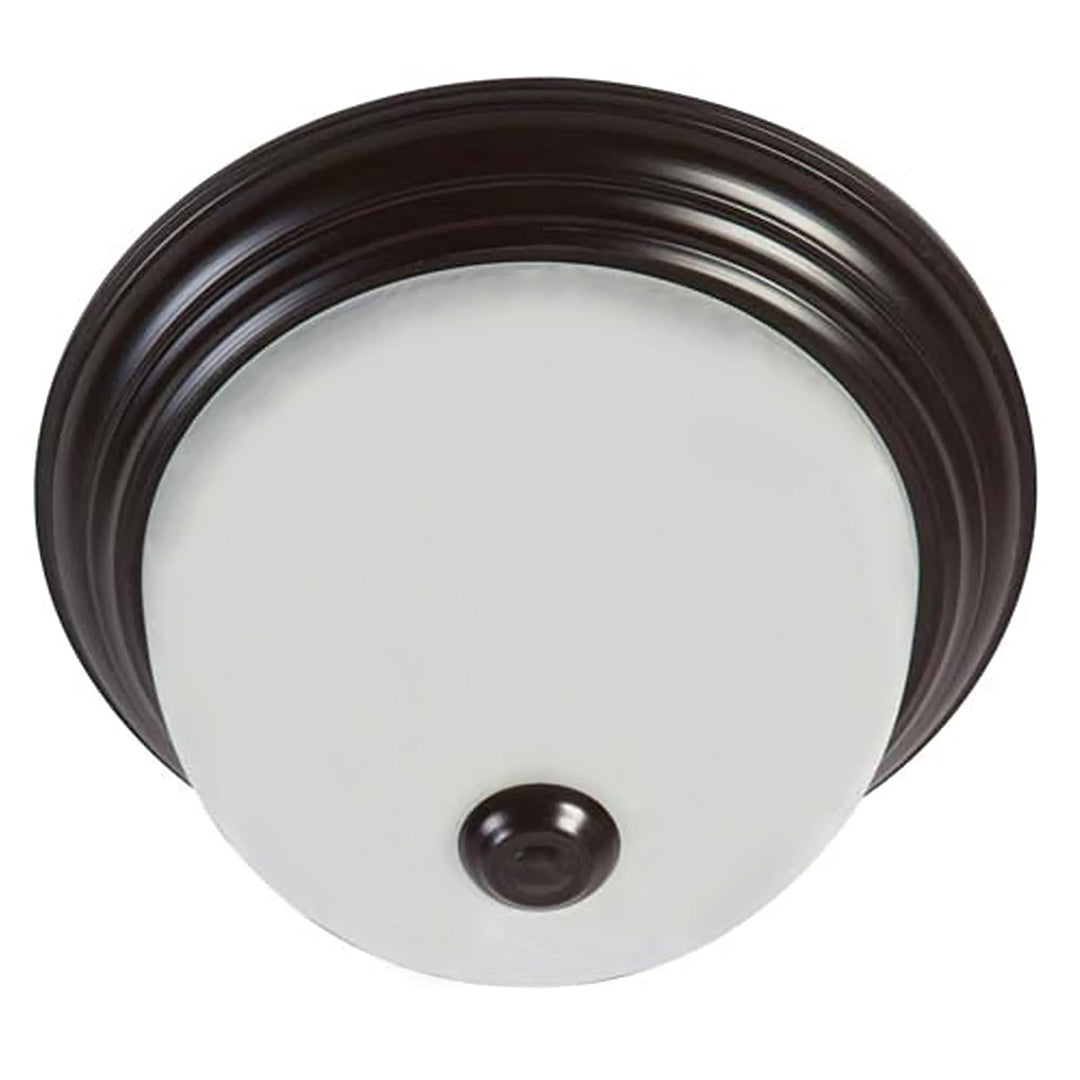 3 Light Flush Mounted Lighting 7.25x15.5x15.5 Brown Modern Contemporary Iron - Diamond Home USA