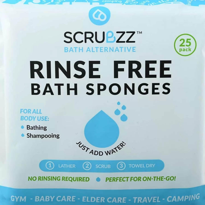 Bath Sponges Regular Keep Your Bathroom Clean Free from Blue Casual Polyester - Diamond Home USA