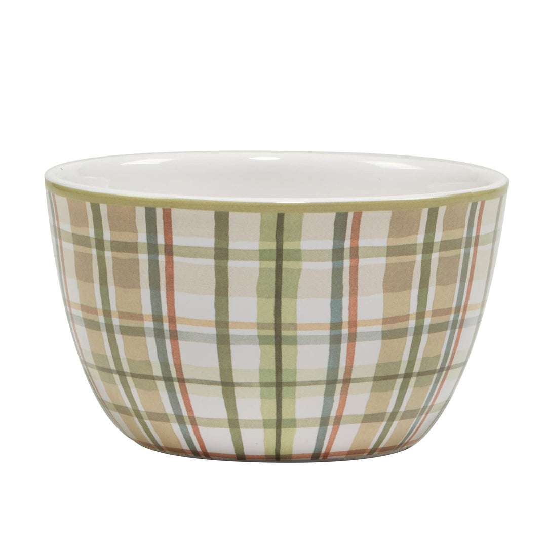 Green Fields 24 Oz. Ice Cream/dessert Bowls Set Of 4 Assorted Designs Oz. - Diamond Home USA