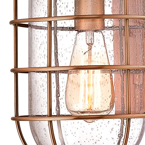 Westinghouse 6347900 Ferry One-Light Outdoor Wall Fixture Washed Copper Finish - Diamond Home USA