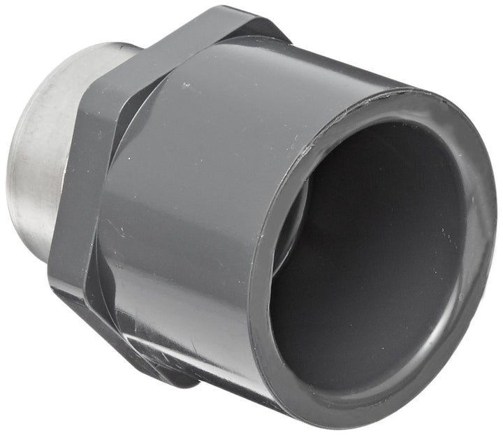 Spears 835-SR Series PVC Pipe Fitting Adapter Schedule 80 Gray 1" Socket x
