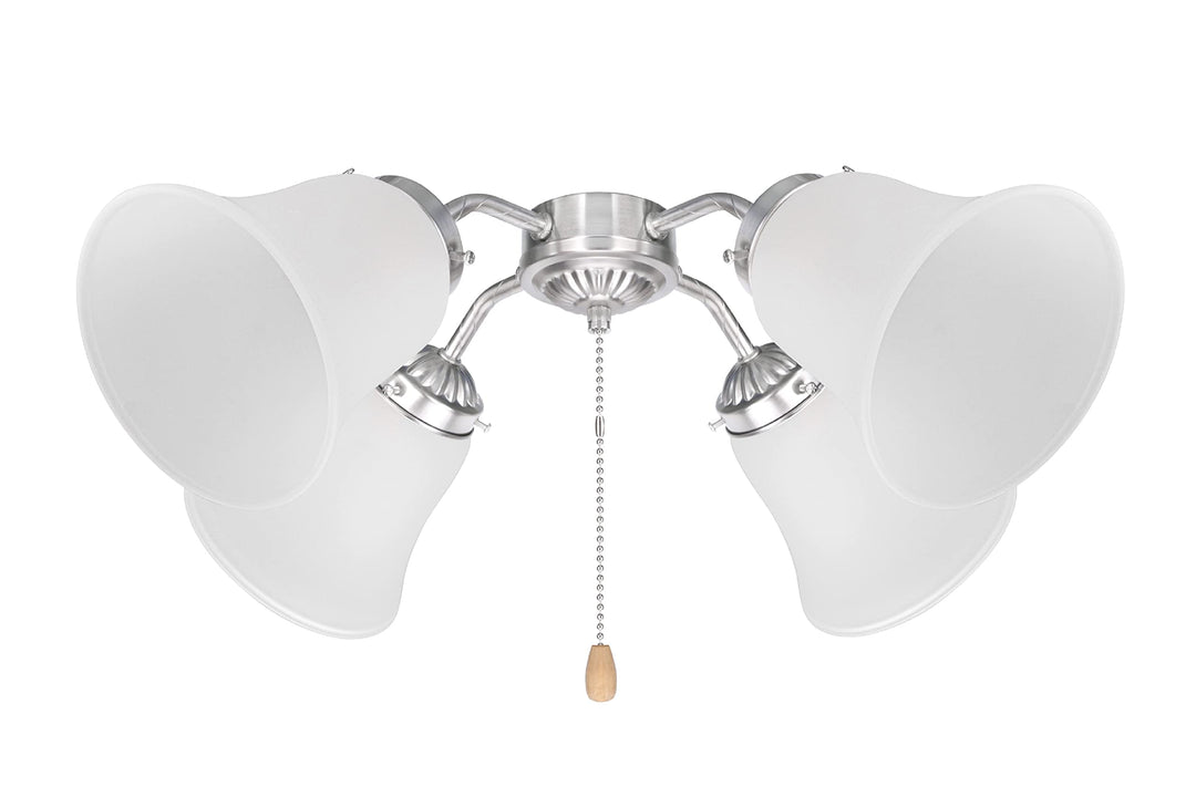 Aspen Creative 23046-4 Transitional Style Bell Shaped Frosted Shade 2-1/4" - Diamond Home USA