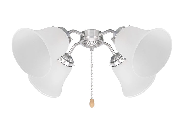 Aspen Creative 23046-4 Transitional Style Bell Shaped Frosted Shade 2-1/4" - Diamond Home USA